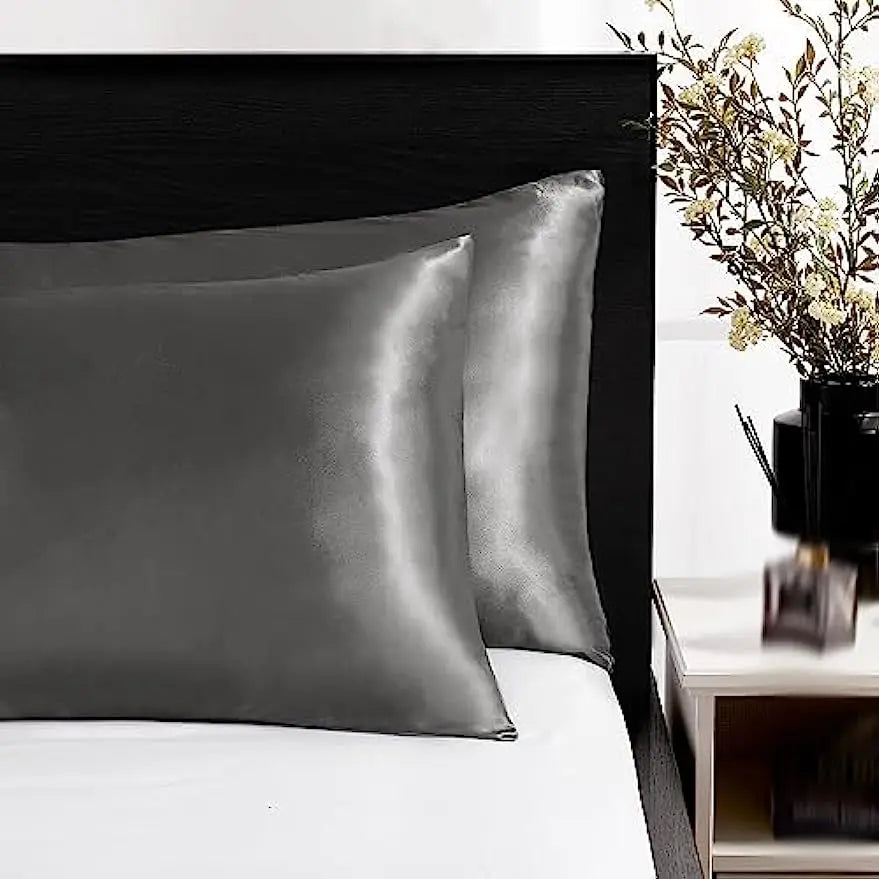 Jetnest 2pcs Satin Slik Pillowcase