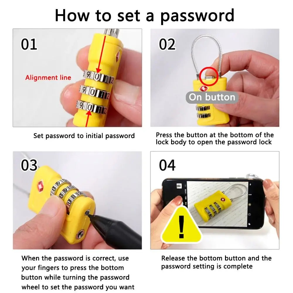 Jetnest Travel Padlock
